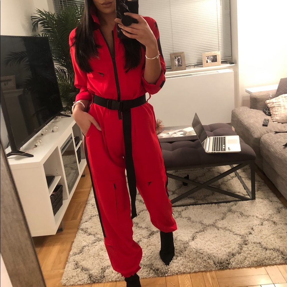 I am GIA red boiler suit